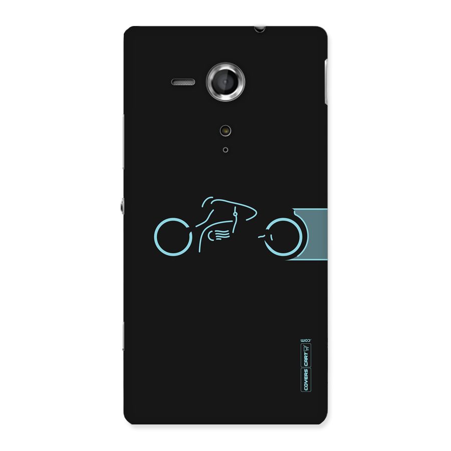 Blue Ride Back Case for Sony Xperia SP