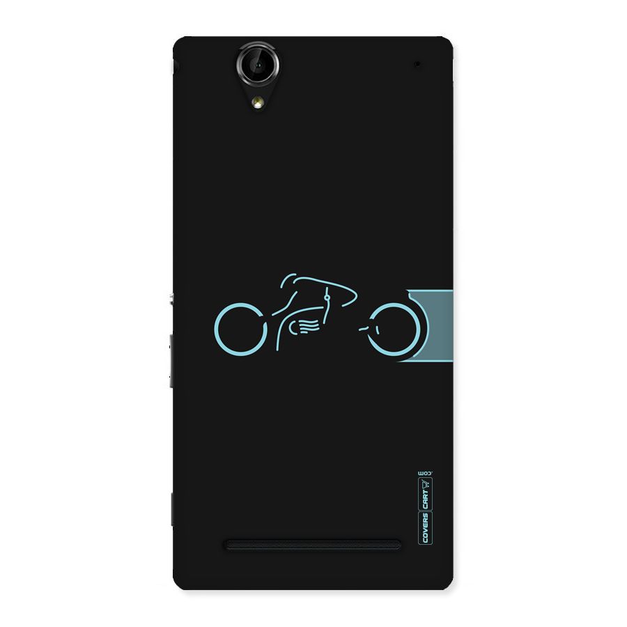 Blue Ride Back Case for Sony Xperia T2