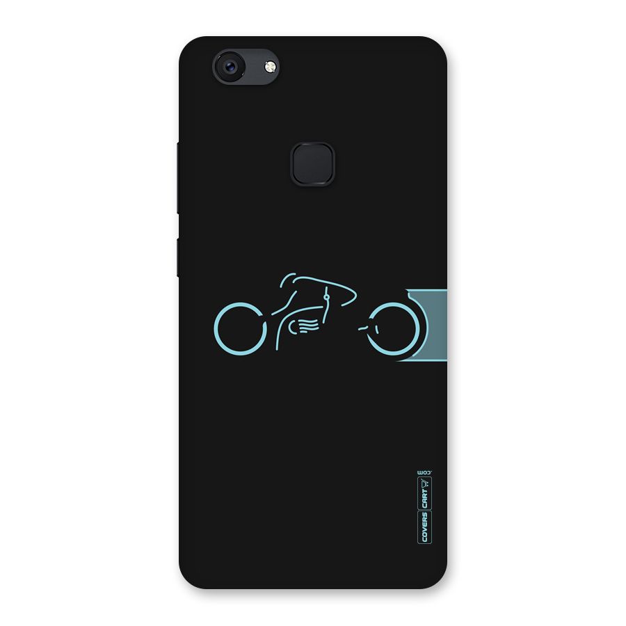 Blue Ride Back Case for Vivo V7 Plus