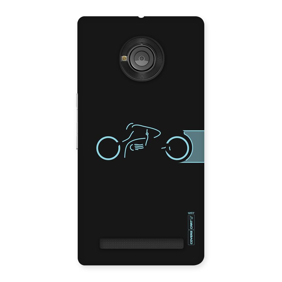 Blue Ride Back Case for Yu Yunique