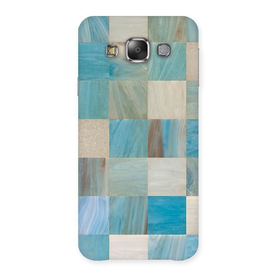 Blue Tiles Back Case for Galaxy E7