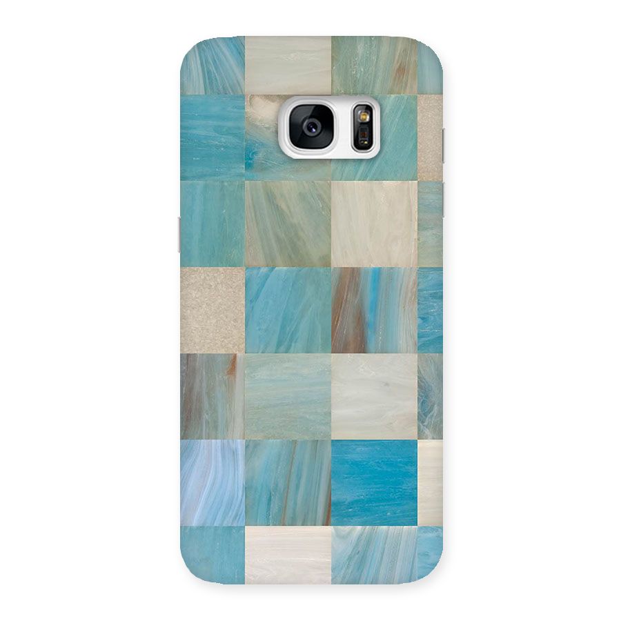Blue Tiles Back Case for Galaxy S7 Edge