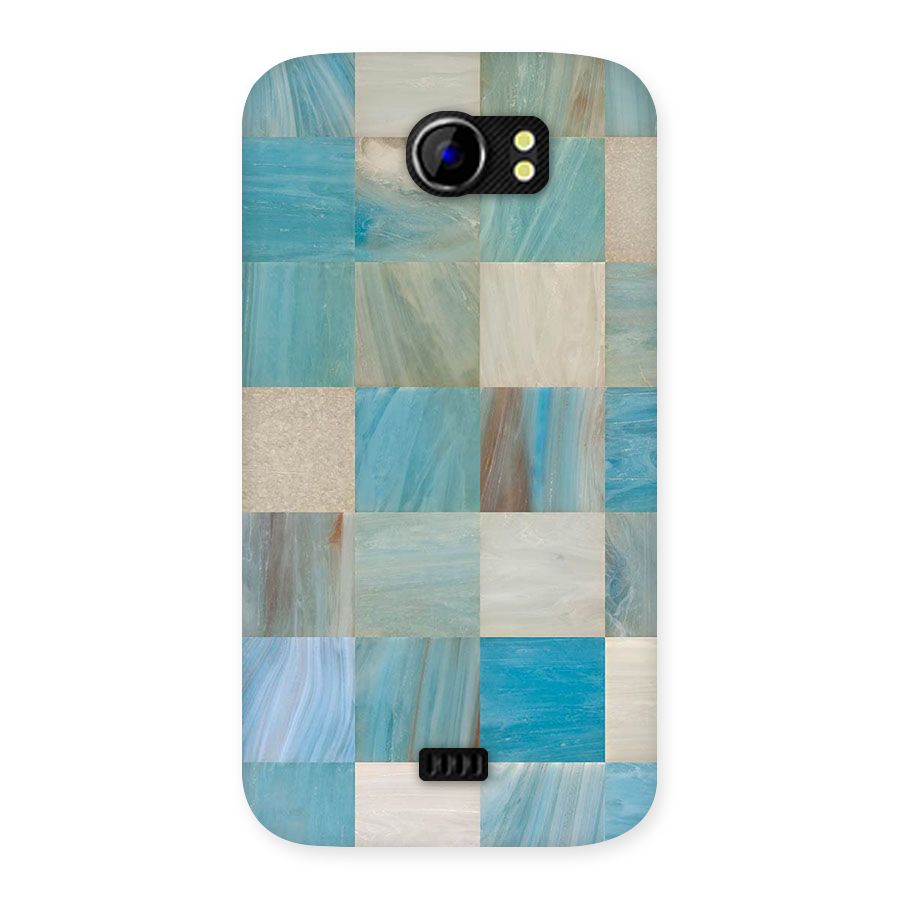 Blue Tiles Back Case for Micromax Canvas 2 A110