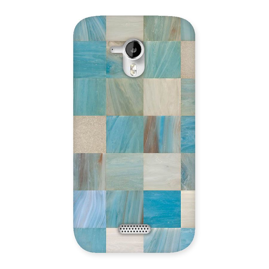 Blue Tiles Back Case for Micromax Canvas HD A116