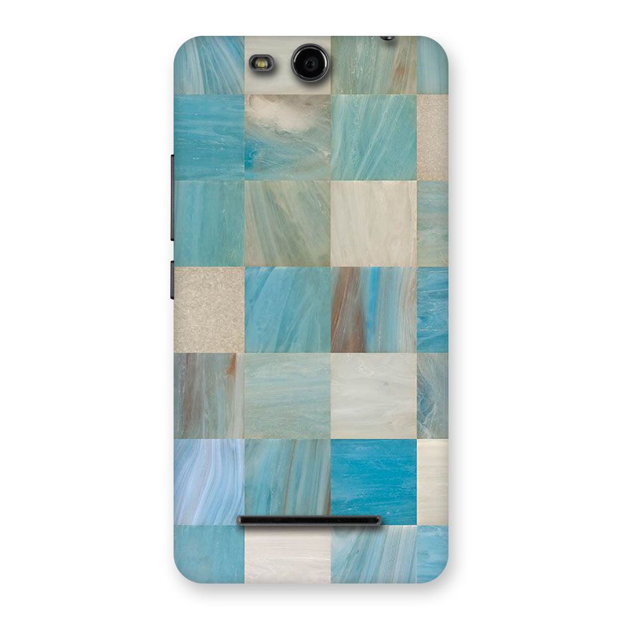 Blue Tiles Back Case for Micromax Canvas Juice 3 Q392