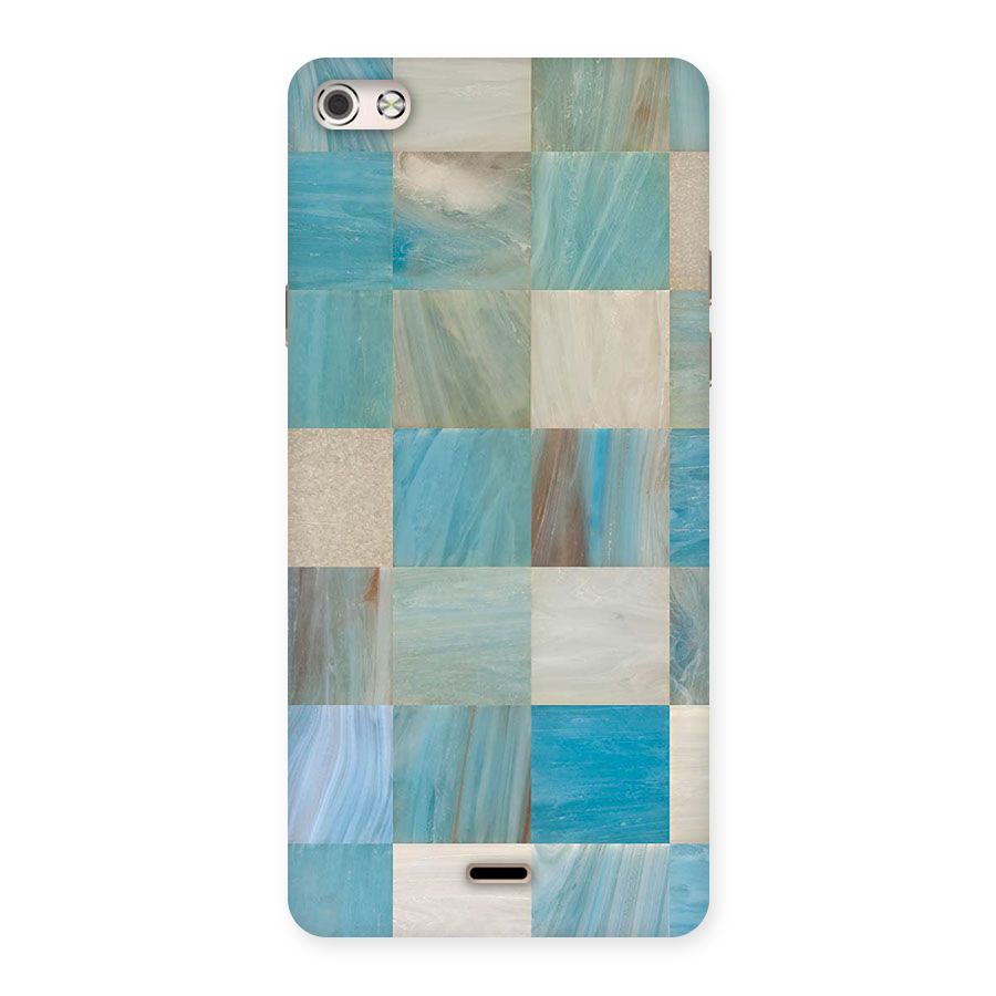 Blue Tiles Back Case for Micromax Canvas Silver 5