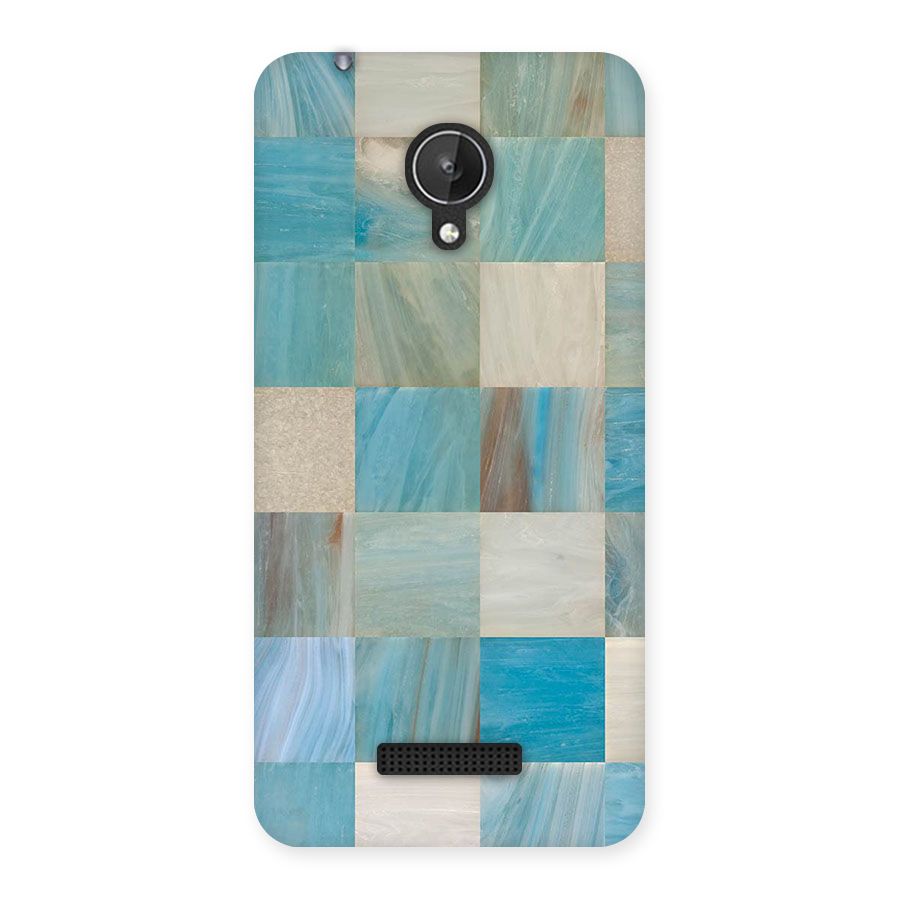 Blue Tiles Back Case for Micromax Canvas Spark Q380
