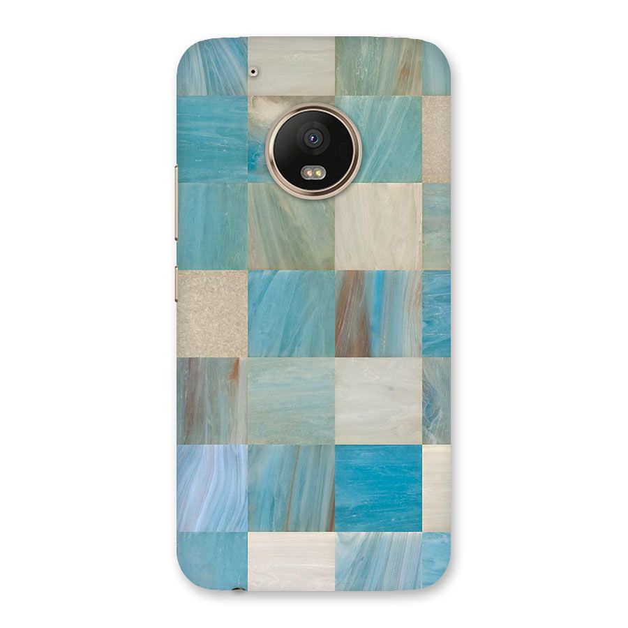 Blue Tiles Back Case for Moto G5 Plus