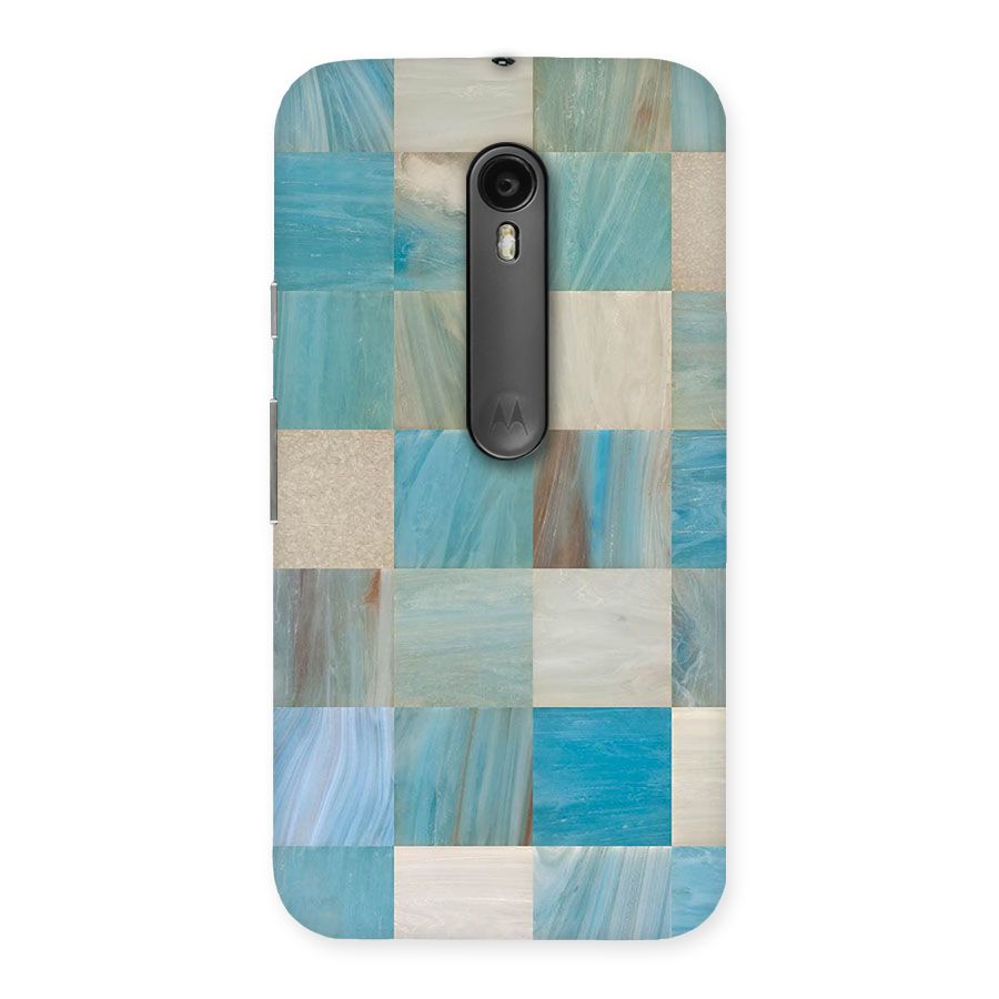 Blue Tiles Back Case for Moto G Turbo
