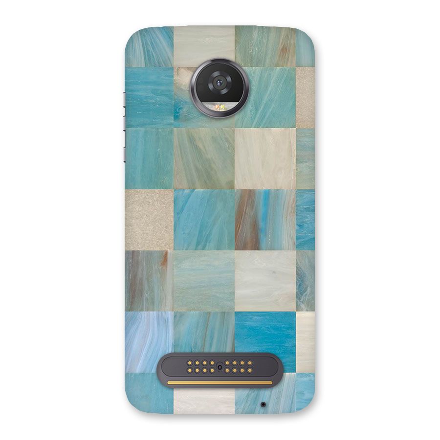 Blue Tiles Back Case for Moto Z2 Play