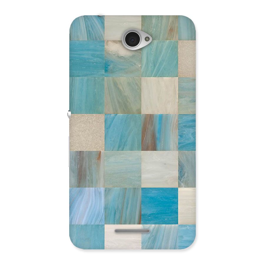 Blue Tiles Back Case for Sony Xperia E4
