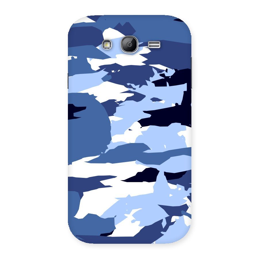 Blue White Canvas Back Case for Galaxy Grand Neo