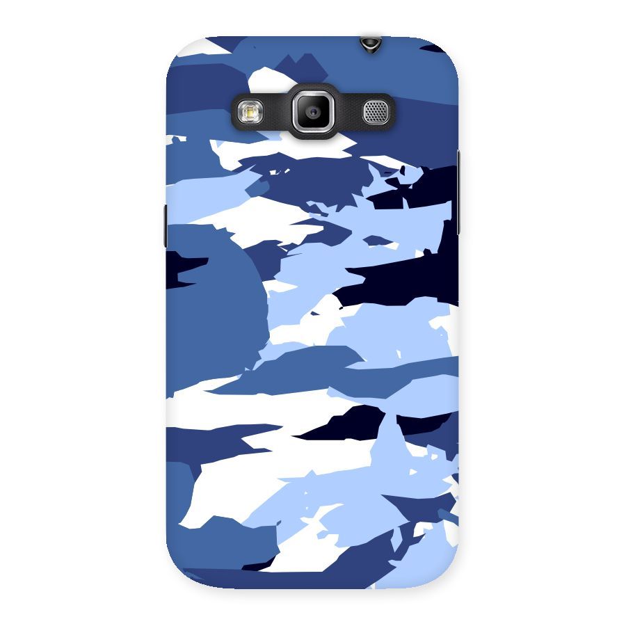 Blue White Canvas Back Case for Galaxy Grand Quattro