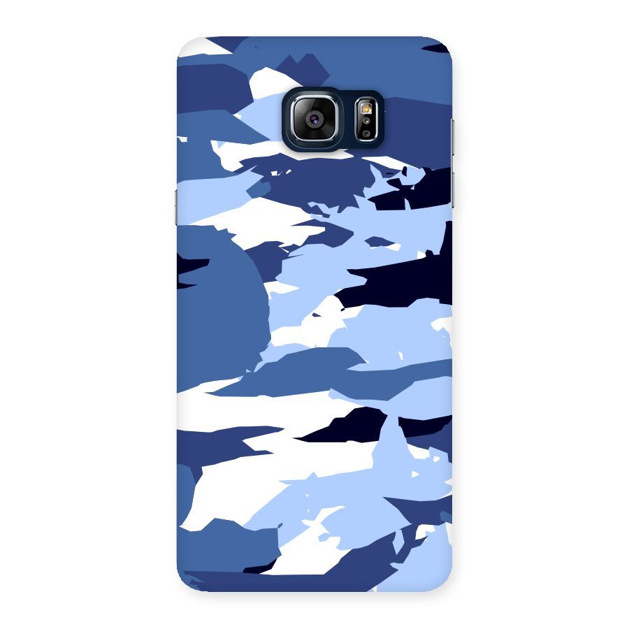 Blue White Canvas Back Case for Galaxy Note 5