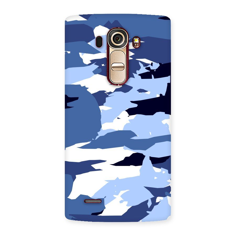 Blue White Canvas Back Case for LG G4