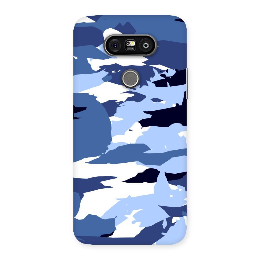Blue White Canvas Back Case for LG G5