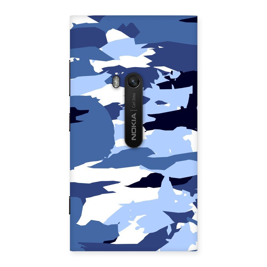 Blue White Canvas Back Case for Lumia 920