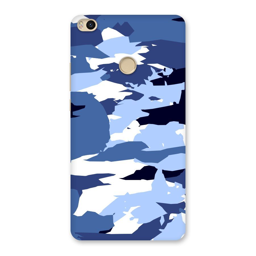 Blue White Canvas Back Case for Mi Max 2