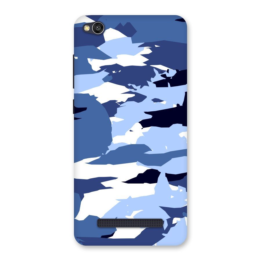 Blue White Canvas Back Case for Redmi 4A