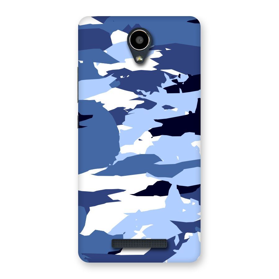 Blue White Canvas Back Case for Redmi Note 2