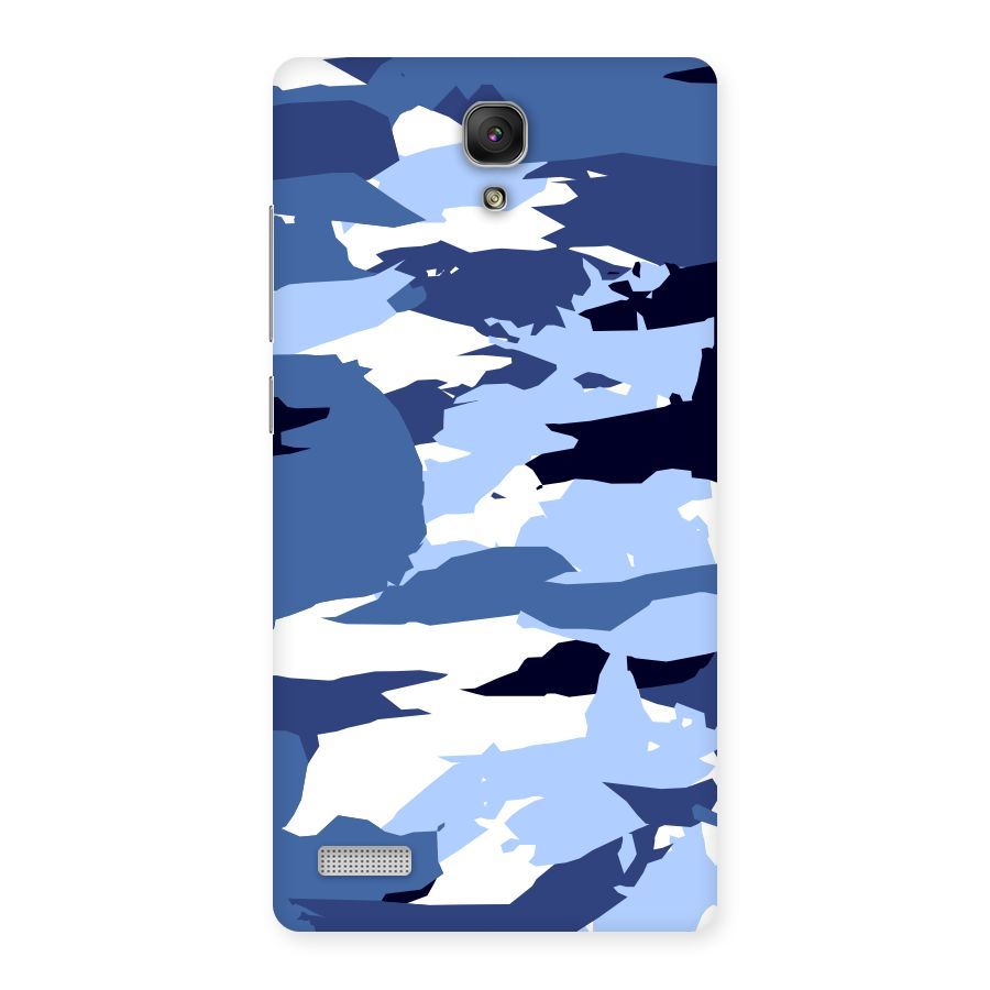 Blue White Canvas Back Case for Redmi Note Prime
