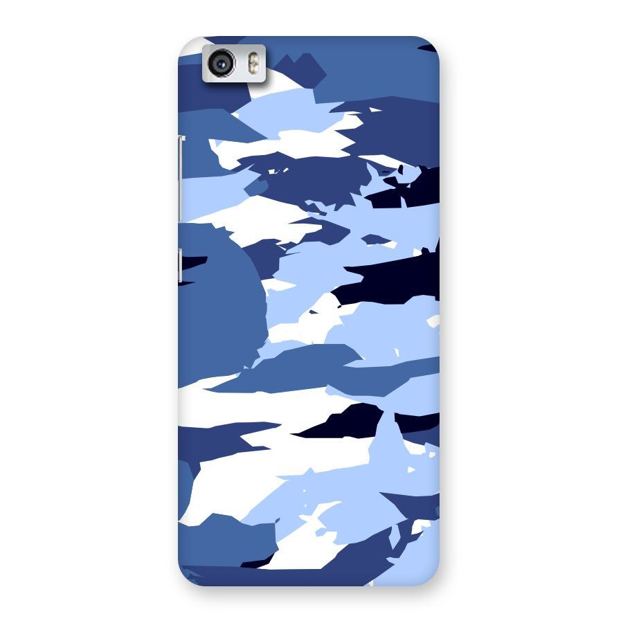 Blue White Canvas Back Case for Xiaomi Redmi Mi5