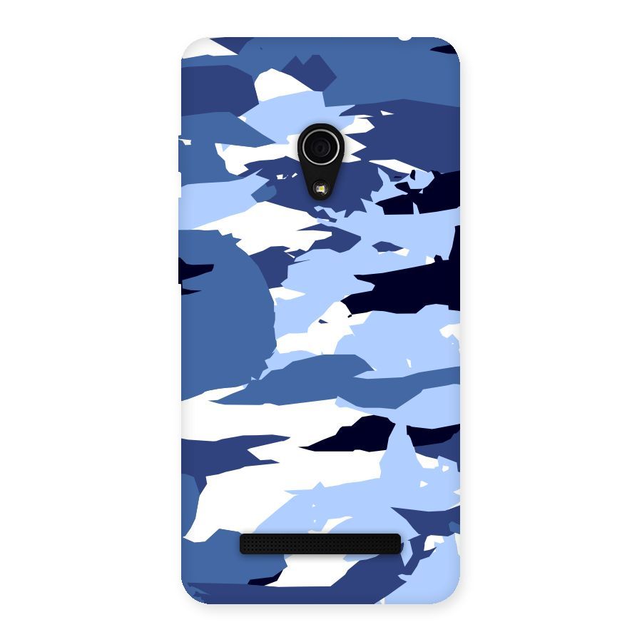 Blue White Canvas Back Case for Zenfone 5