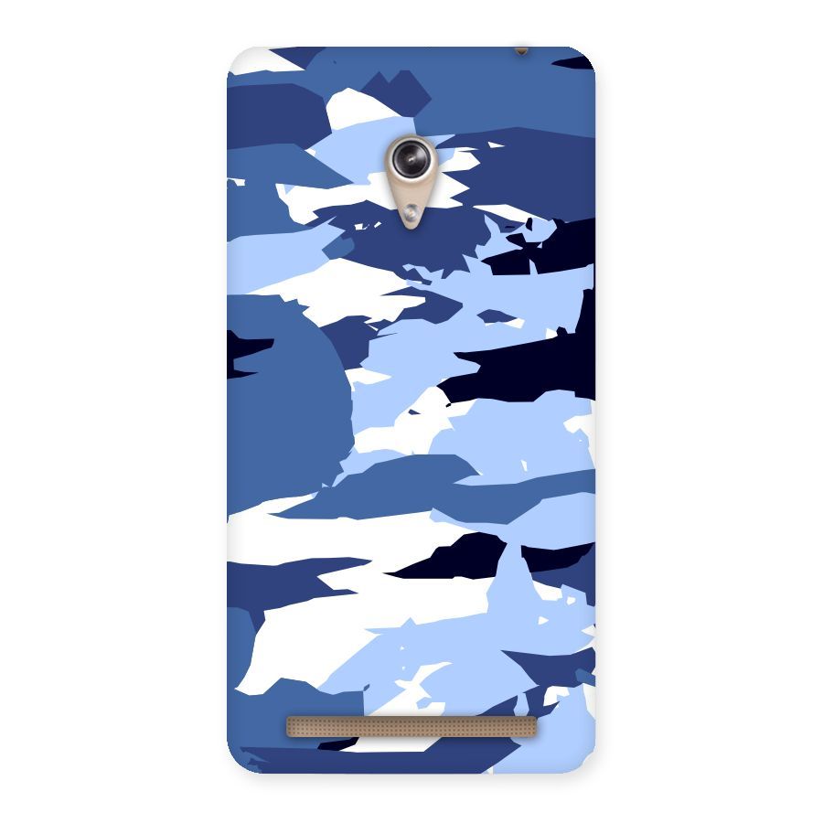 Blue White Canvas Back Case for Zenfone 6