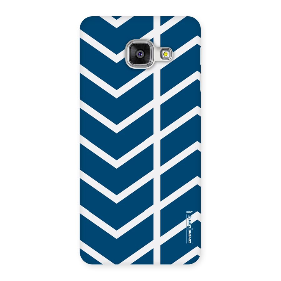 Blue White Pattern Back Case for Galaxy A3 2016