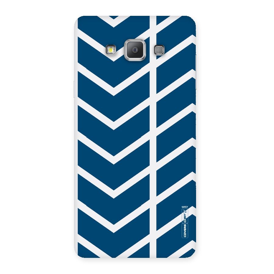 Blue White Pattern Back Case for Galaxy A7