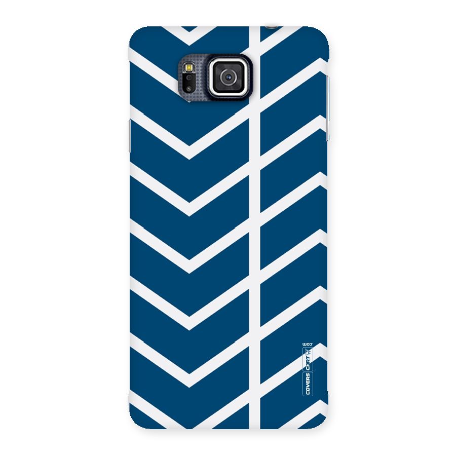 Blue White Pattern Back Case for Galaxy Alpha