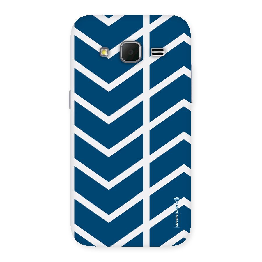 Blue White Pattern Back Case for Galaxy Core Prime