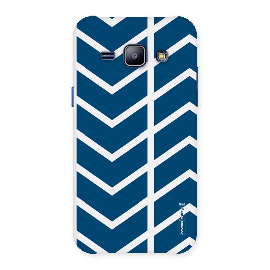 Blue White Pattern Back Case for Galaxy J1