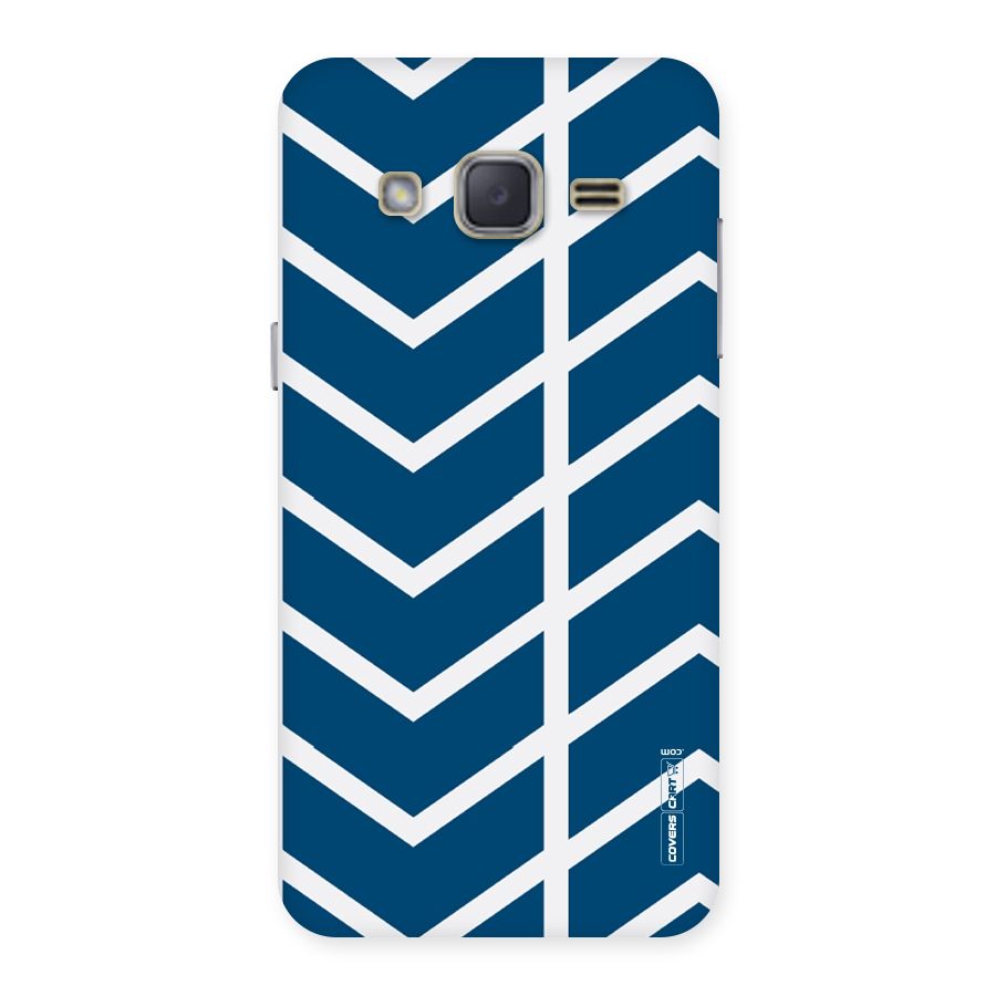Blue White Pattern Back Case for Galaxy J2