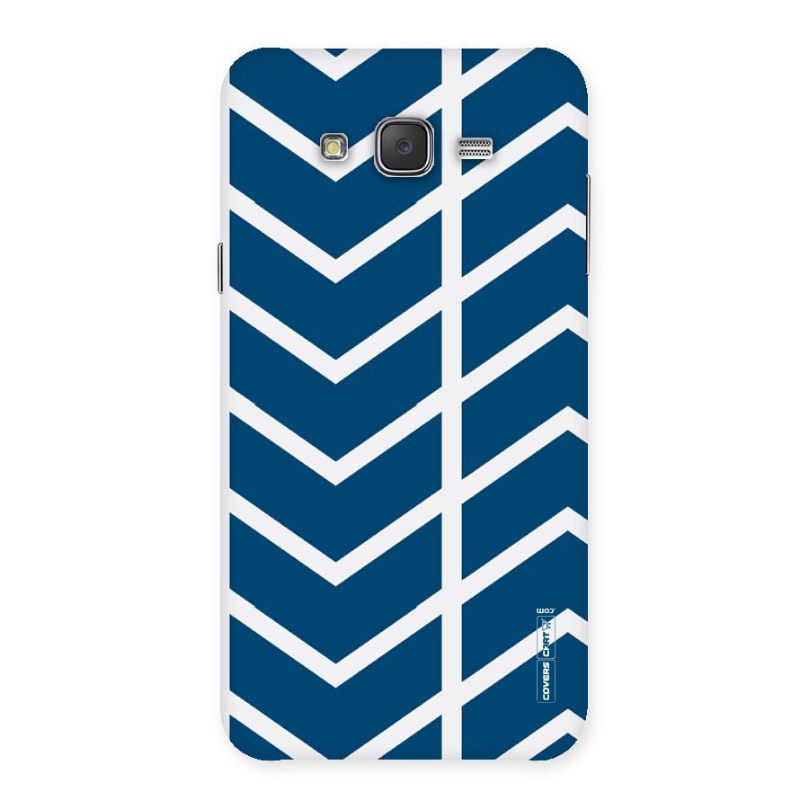 Blue White Pattern Back Case for Galaxy J7