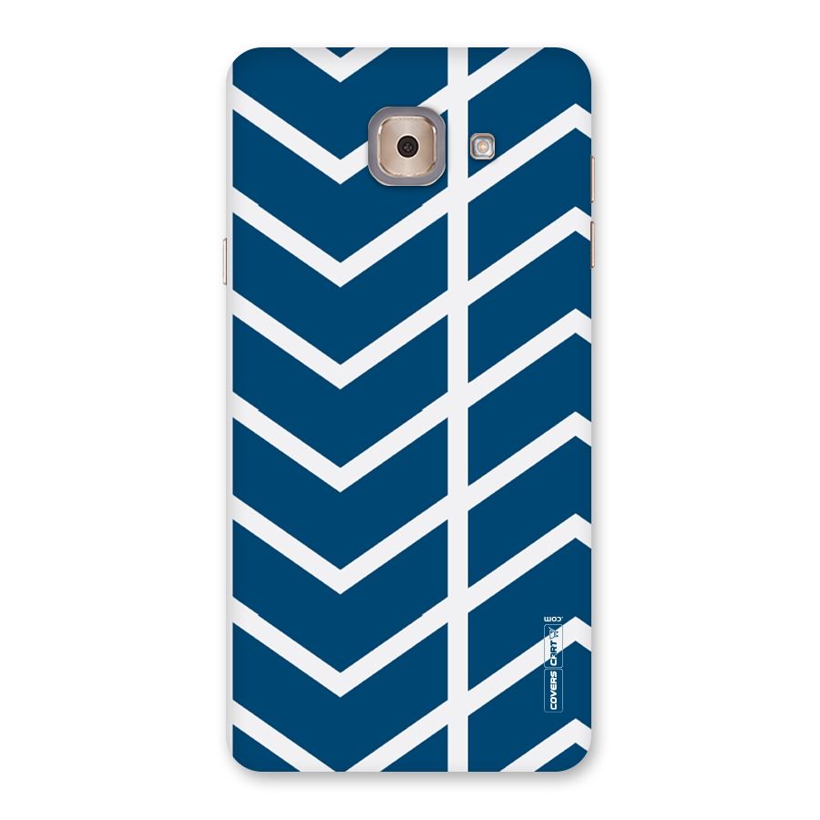Blue White Pattern Back Case for Galaxy J7 Max