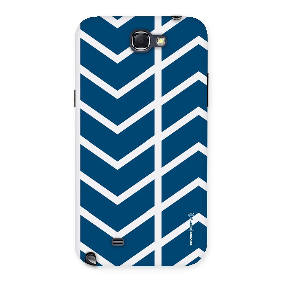 Blue White Pattern Back Case for Galaxy Note 2