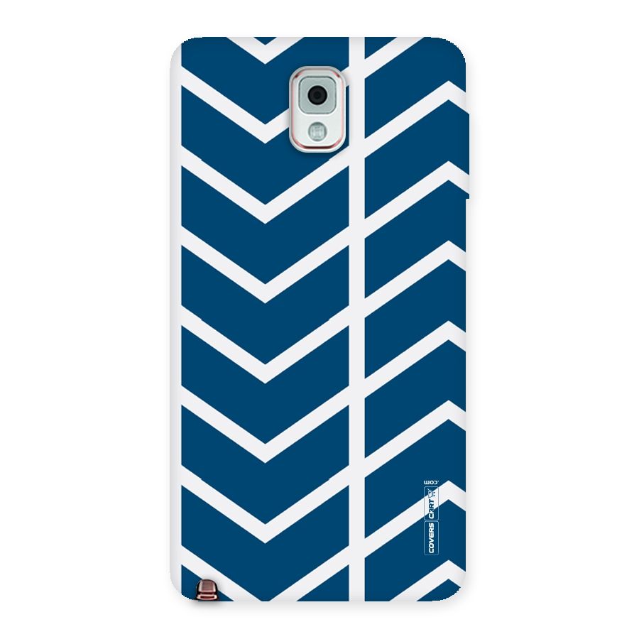 Blue White Pattern Back Case for Galaxy Note 3