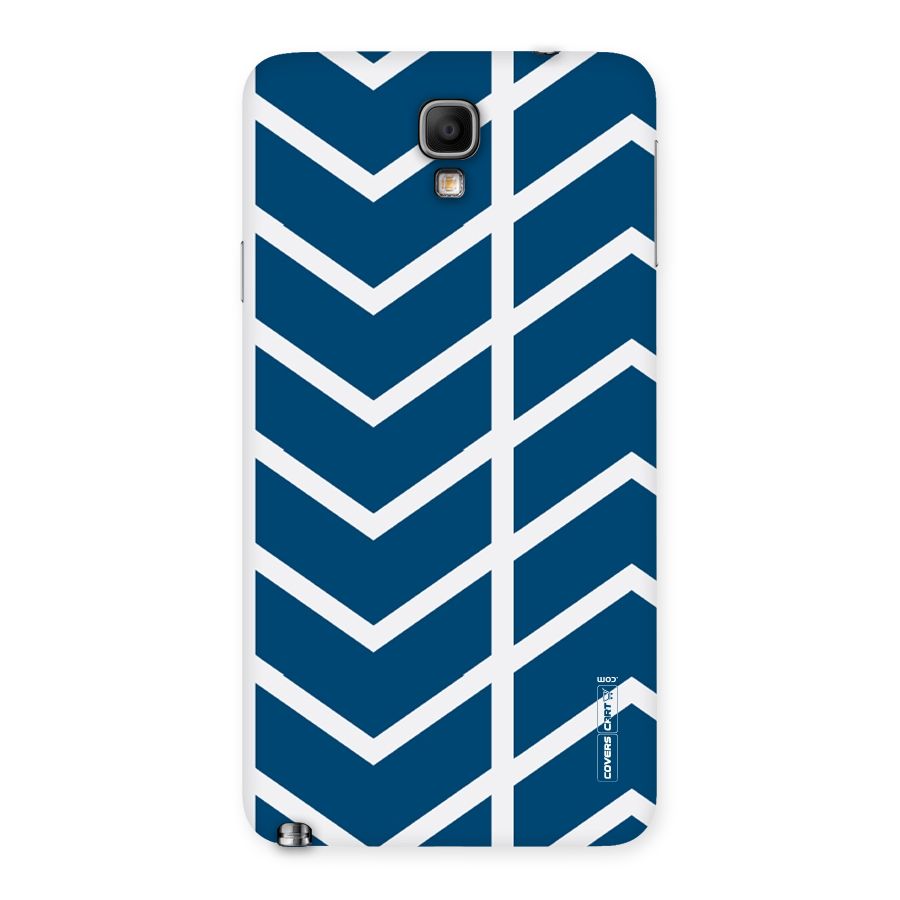 Blue White Pattern Back Case for Galaxy Note 3 Neo