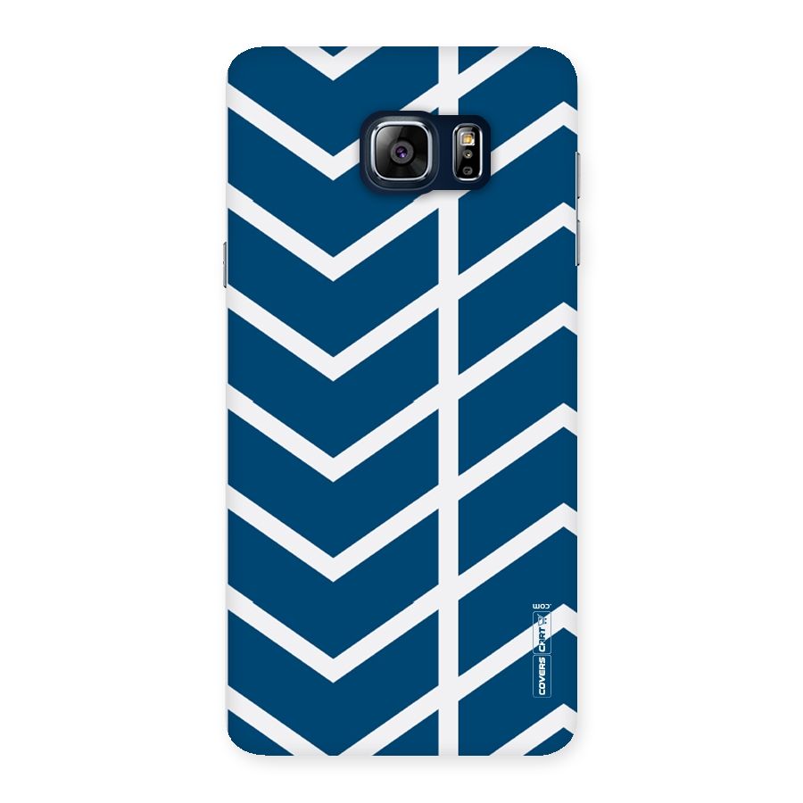 Blue White Pattern Back Case for Galaxy Note 5