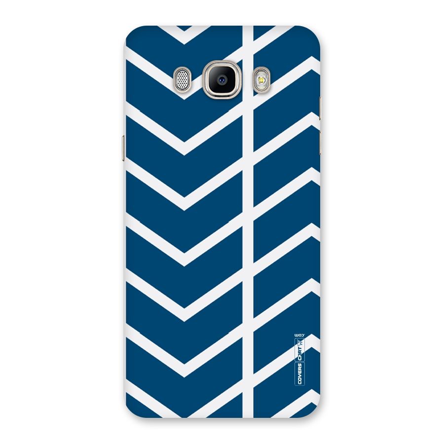 Blue White Pattern Back Case for Galaxy On8