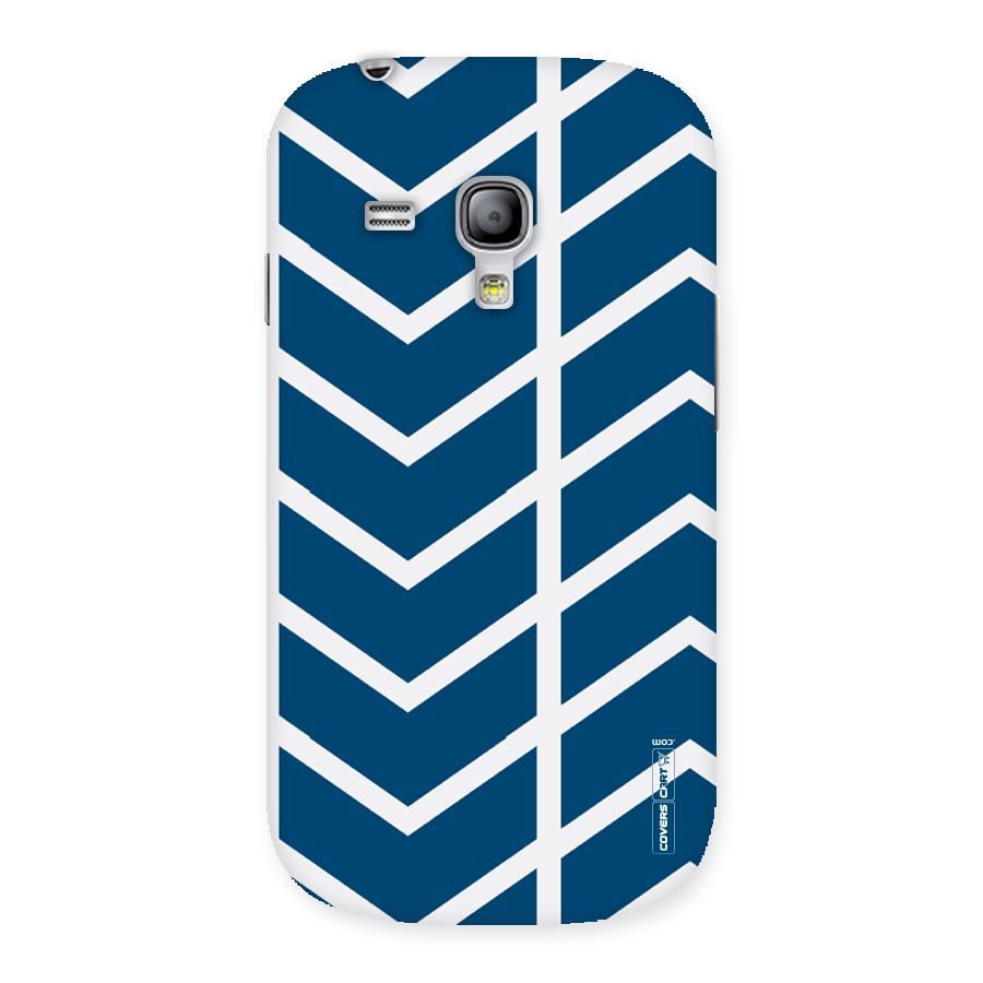 Blue White Pattern Back Case for Galaxy S3 Mini