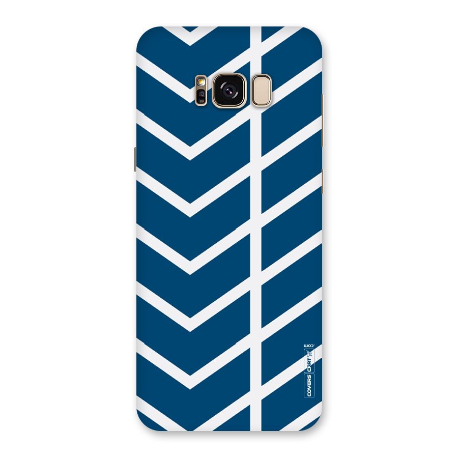 Blue White Pattern Back Case for Galaxy S8 Plus