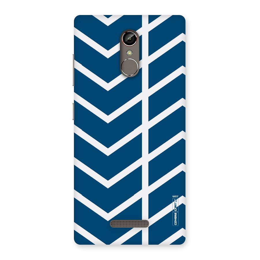 Blue White Pattern Back Case for Gionee S6s