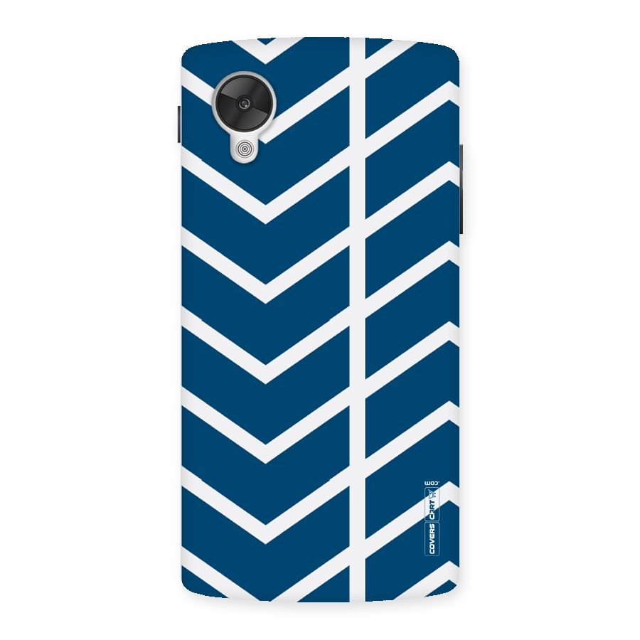 Blue White Pattern Back Case for Google Nexsus 5