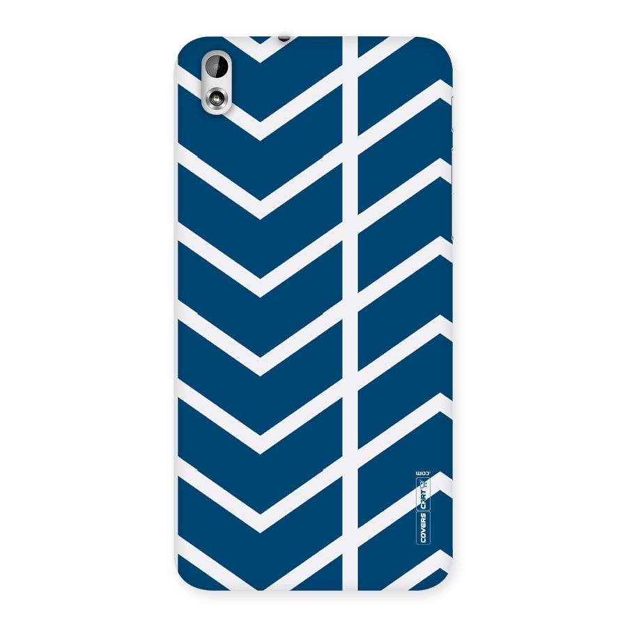 Blue White Pattern Back Case for HTC Desire 816g