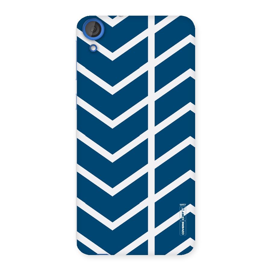 Blue White Pattern Back Case for HTC Desire 820