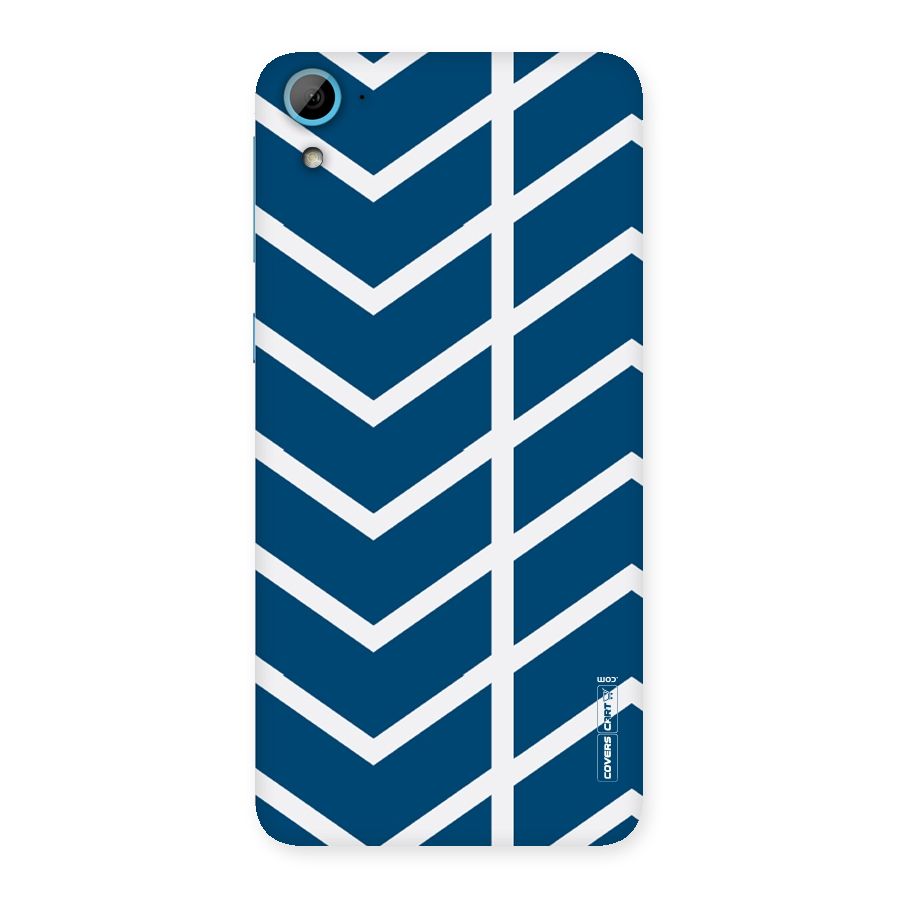 Blue White Pattern Back Case for HTC Desire 826