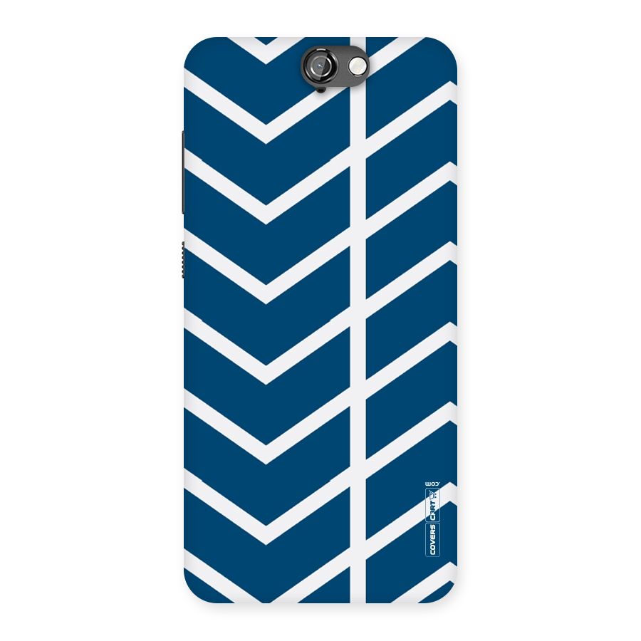 Blue White Pattern Back Case for HTC One A9