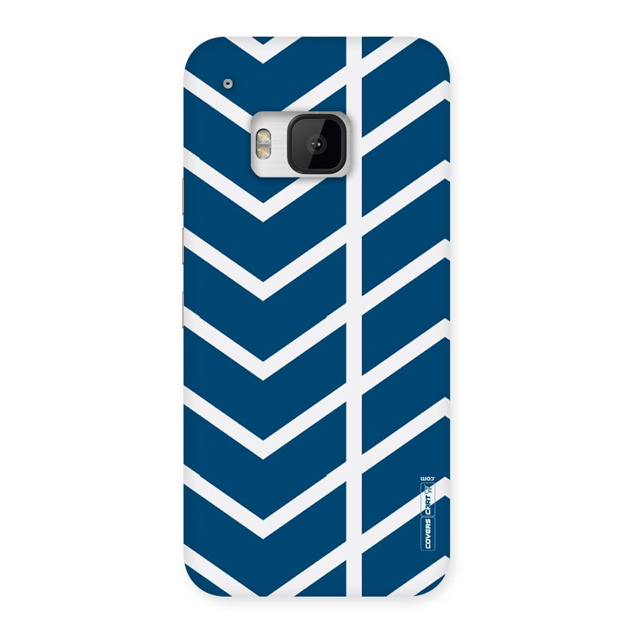 Blue White Pattern Back Case for HTC One M9